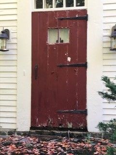 historically matched door before