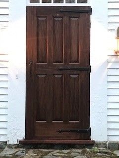 historically matched door after