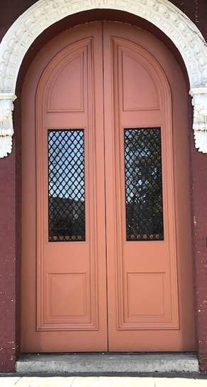 church door after restore