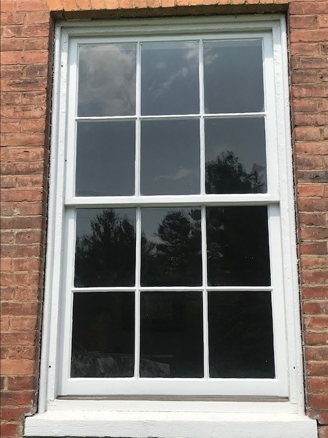 window after restoration